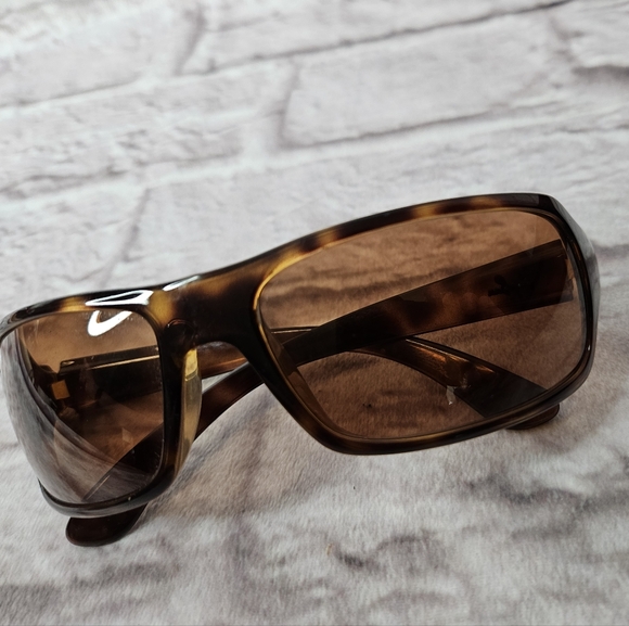 Ray Ban Rb4075 Polished Havana Sunglasses Brown - Picture 6 of 9